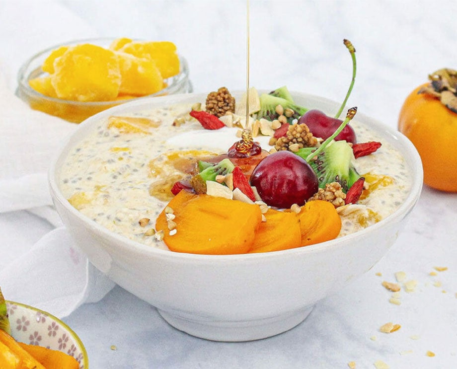 Mango Coconut Overnight Oats