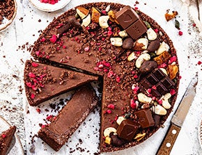 easter chocolate cream tart