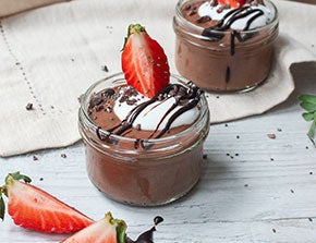 mocha buckwheat pudding