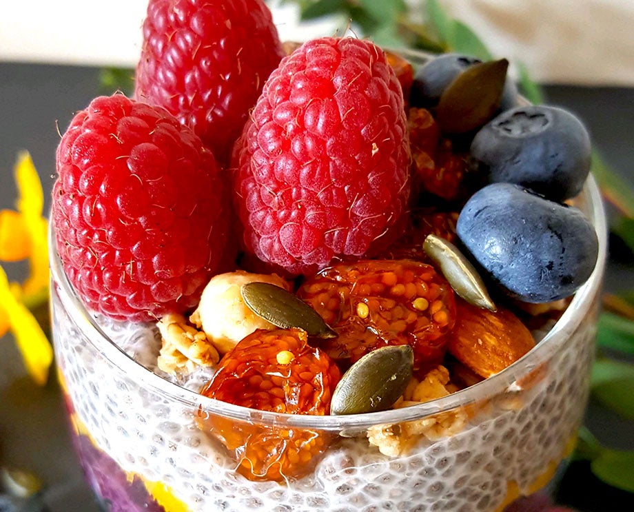 protein chia parfait