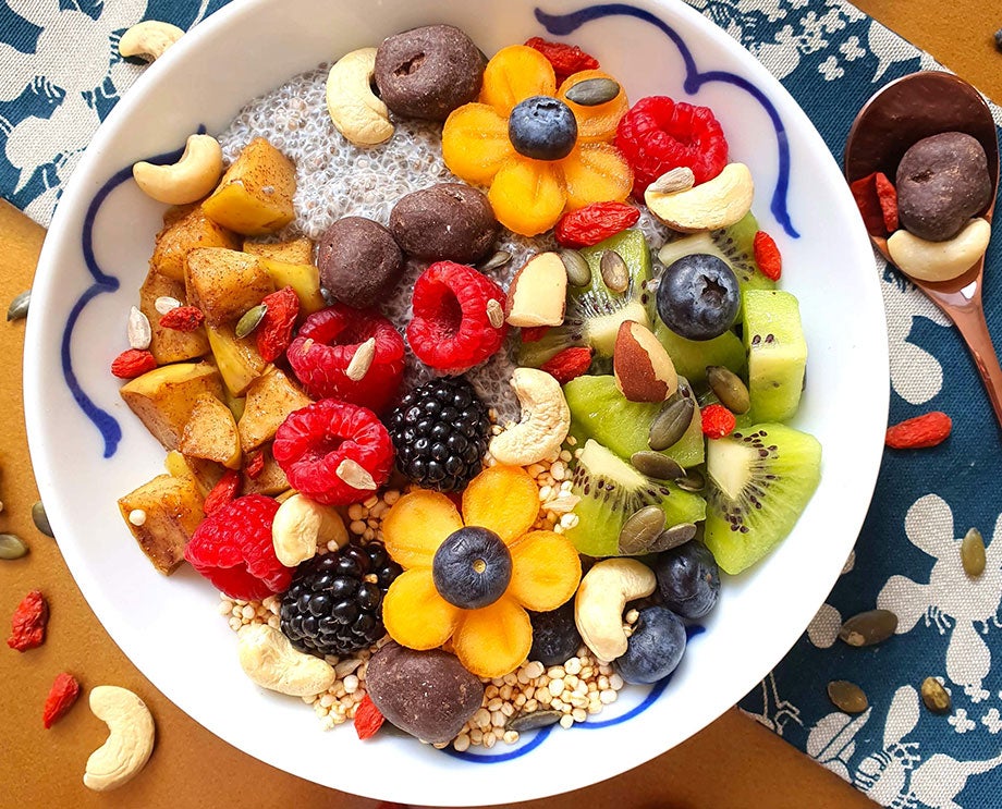 warm chia pudding