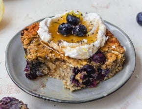 Blueberry Baked Oats